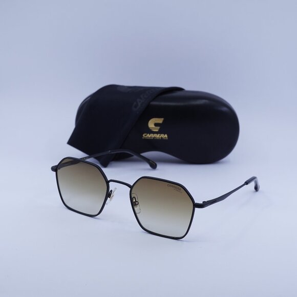 CARRERA 334/S 0003 86 Geometric Sunglasses - Black/Brown Green Gradient AR - Picture 1 of 11